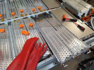 Herstelling Tesla Model S accu