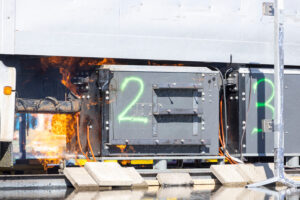 Thermal runaway brandtesten NIPV